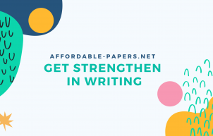 Banner for getting strengthen in writing